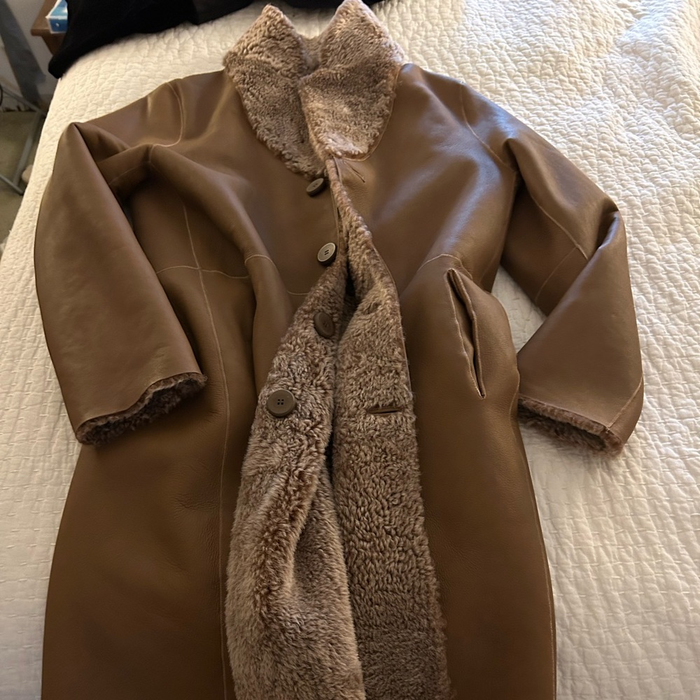 LAMBSKIN COAT-Reversable